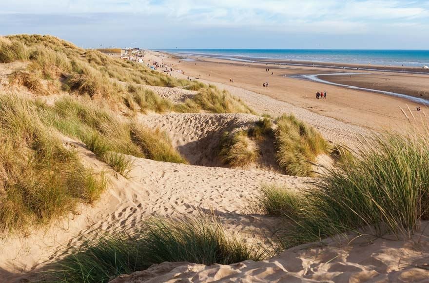 The beach at Camber Sands near Experience Freedom Daleacres campsite