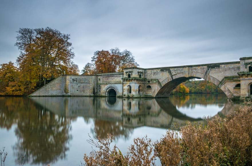 Autumn scenery at Blenheim Palace