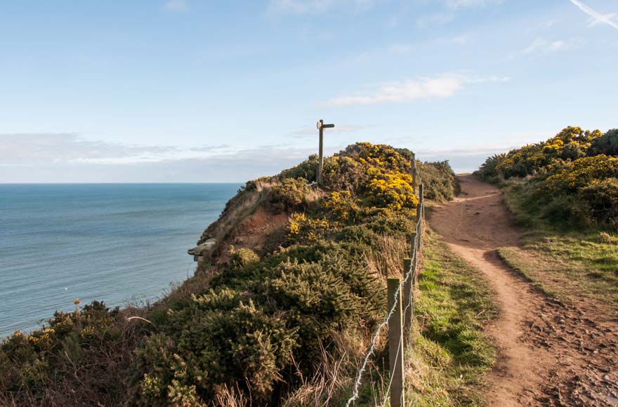 Take a costal walk overlooking Robin Hood's Bay