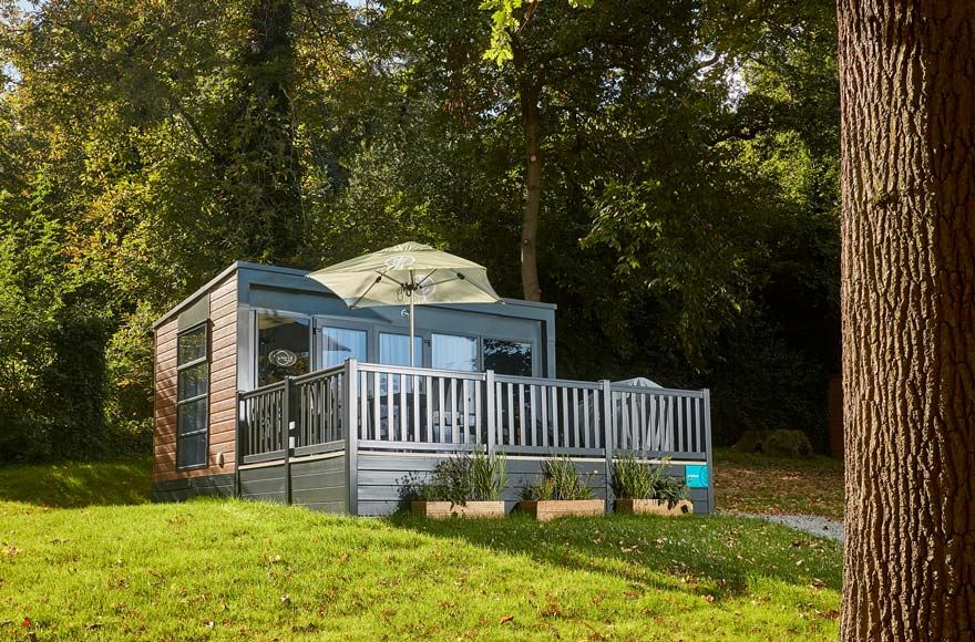 Glamping pod at Abbey Wood