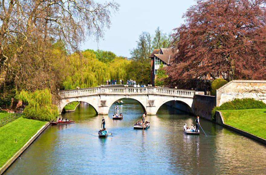 Clare College Bridge in Cambridge