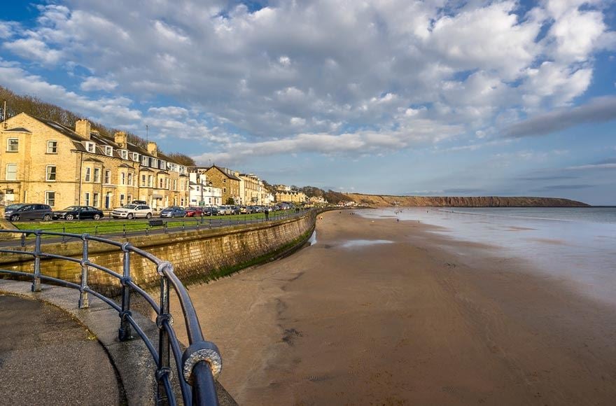 beach at Filey on the Yorkshire coast