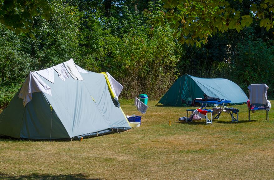 tents at Ferry Meadows