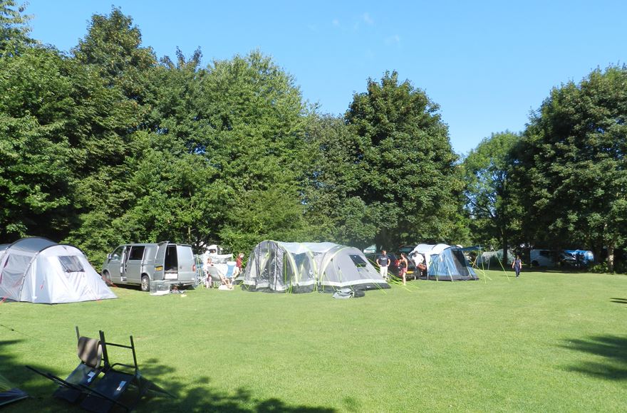 tent field at Ferry Meadows