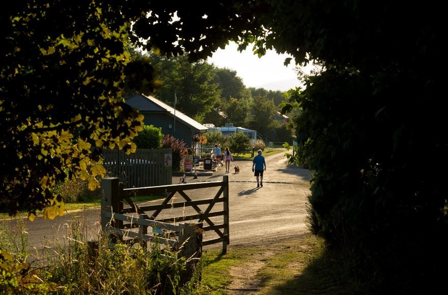 entrance to River Breamish campsite