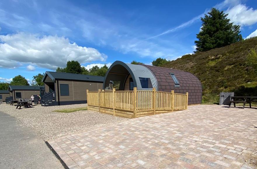 Universally accessible glamping pod at Troutbeck Head