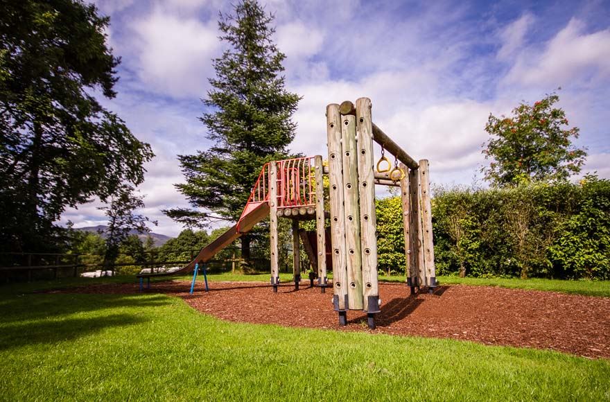 outdoor play area at Troutbeck Head