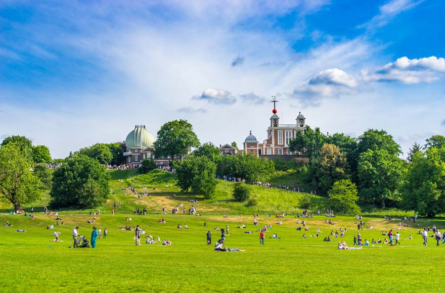 Greenwich park is around 30 minutes from site